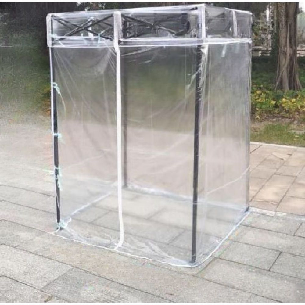 그늘막 자바라 간이 캐노피천막 주차장 접이식 야외천막 방수포 대형 행사용천막 테라스 텐트 - 상품 이미지