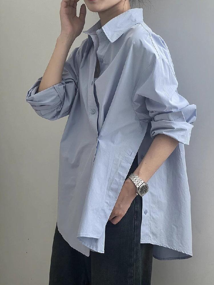 오버핏자켓 데레햄 퀼팅 루즈핏 세련 여성 캐주얼 재킷 여름 바람막이 가을 아우터 반팔 여자 - 상세 이미지 4