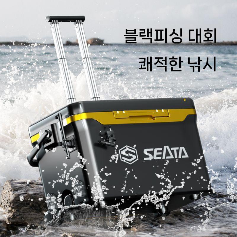 바퀴 갈치 스박스 낚시쿨러 손잡이 낚시용 낚시용아이스박스 갈치쿨러 바퀴달린 바퀴형 캠핑 - 상세 이미지 2