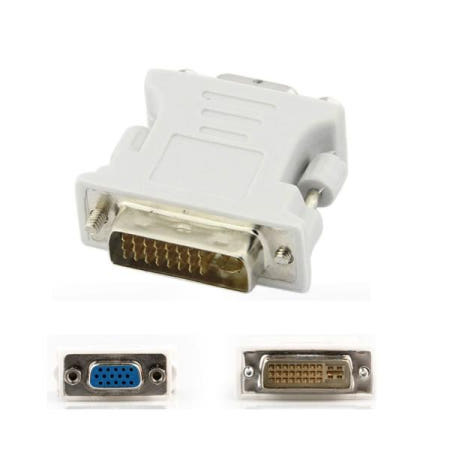 DVI젠더 VGA(RGB D-SUB) TO 케이블 변환 젠더 DVI-I(24+5) j11