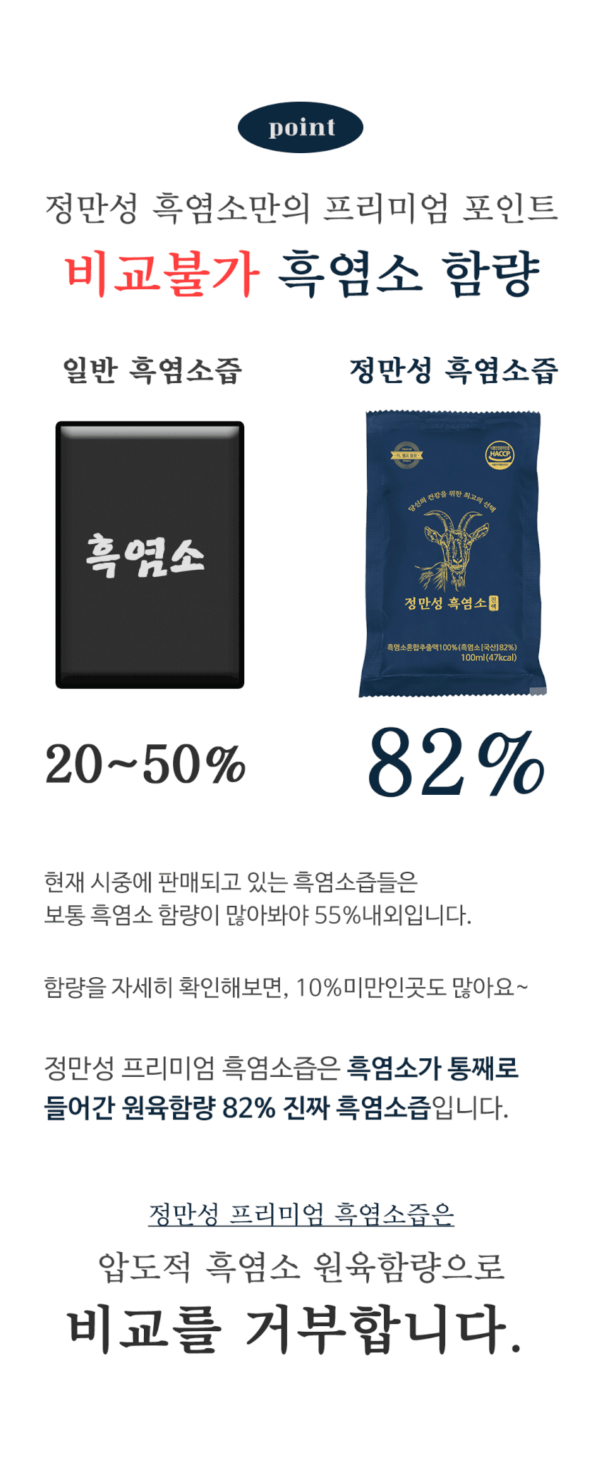 정만성 프리미엄 흑염소즙 진액 엑기스 82% (안동마, 햄프씨드함유) 30포, 1개 판매처 상세 정보 이미지 2