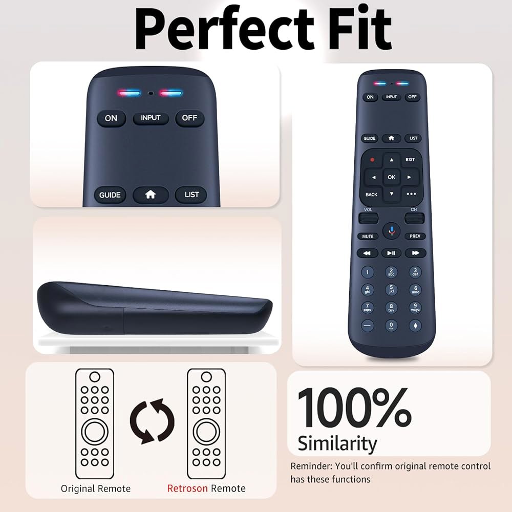 DirectTV 스트림 AT&T TV용 교체 리모컨 이제 RC82V 2세대 제미니 음성 인식, C71KW-200 및 C71KW-400 오스프리 수신기와 호환(호환 수신기 필요) - 상세 이미지 3