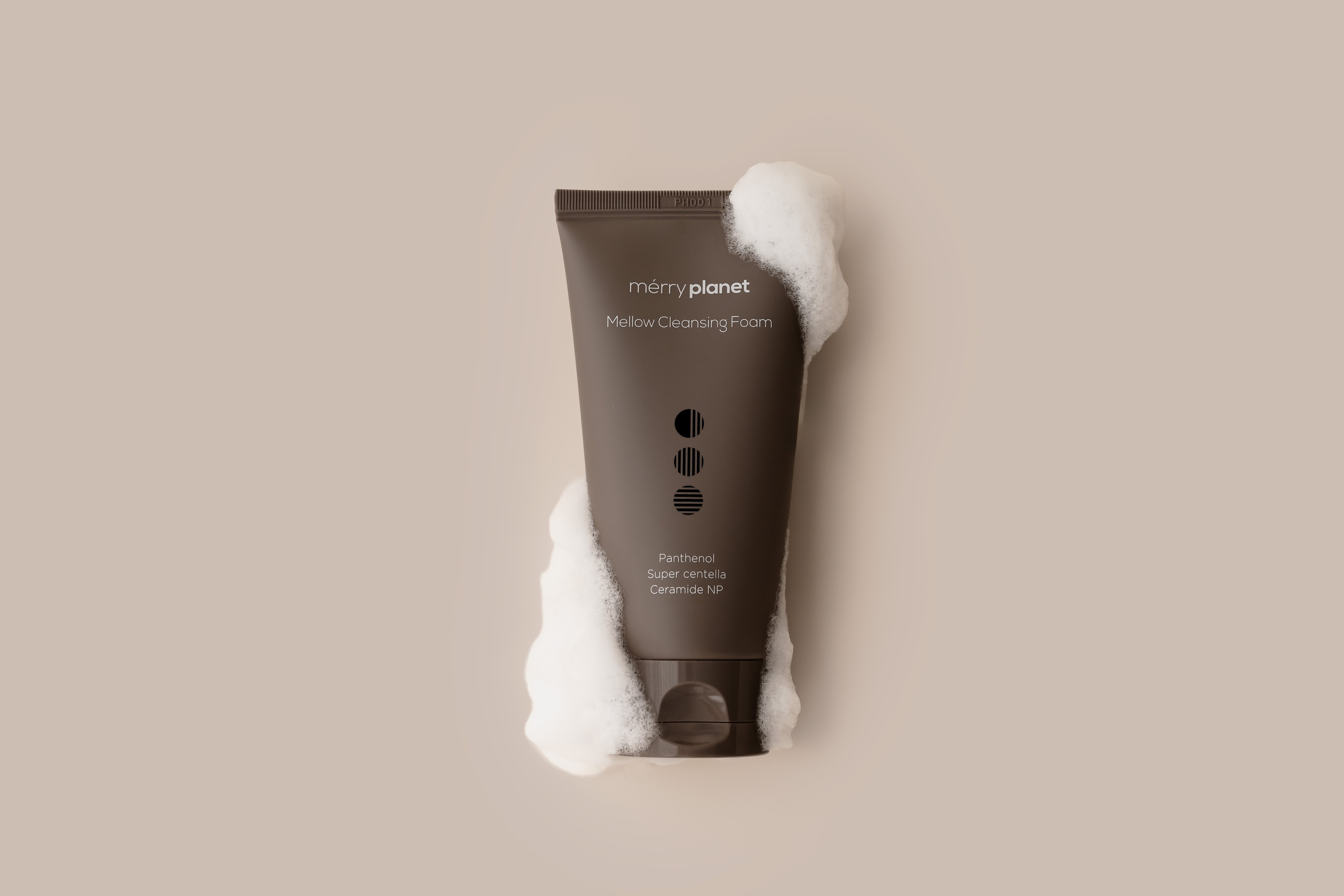 메리플래닛 멜로우 약산성폼클렌징 120ml [판테놀, 슈퍼센텔라, 세라마이드] - 상세 이미지 2