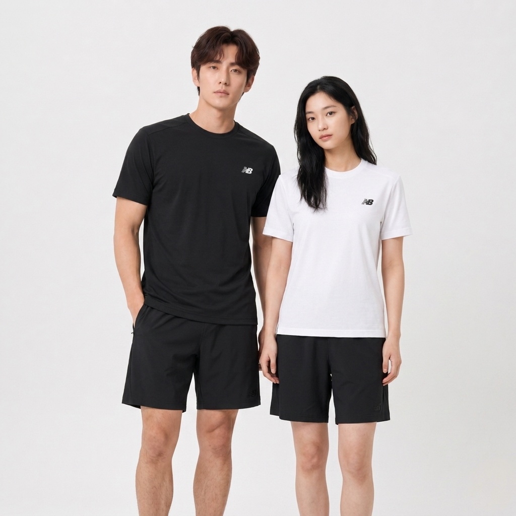 네이버 뉴발란스 반팔티 티셔츠 남녀공용 스몰로고 26SS