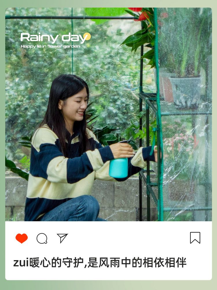 베란다 가정용 파이프 농업용 조립식 미니온실 농자재 비닐하우스자재 텃밭 미니비닐하우스 소형 흰색 PE망(내구성) - 상세 이미지 3