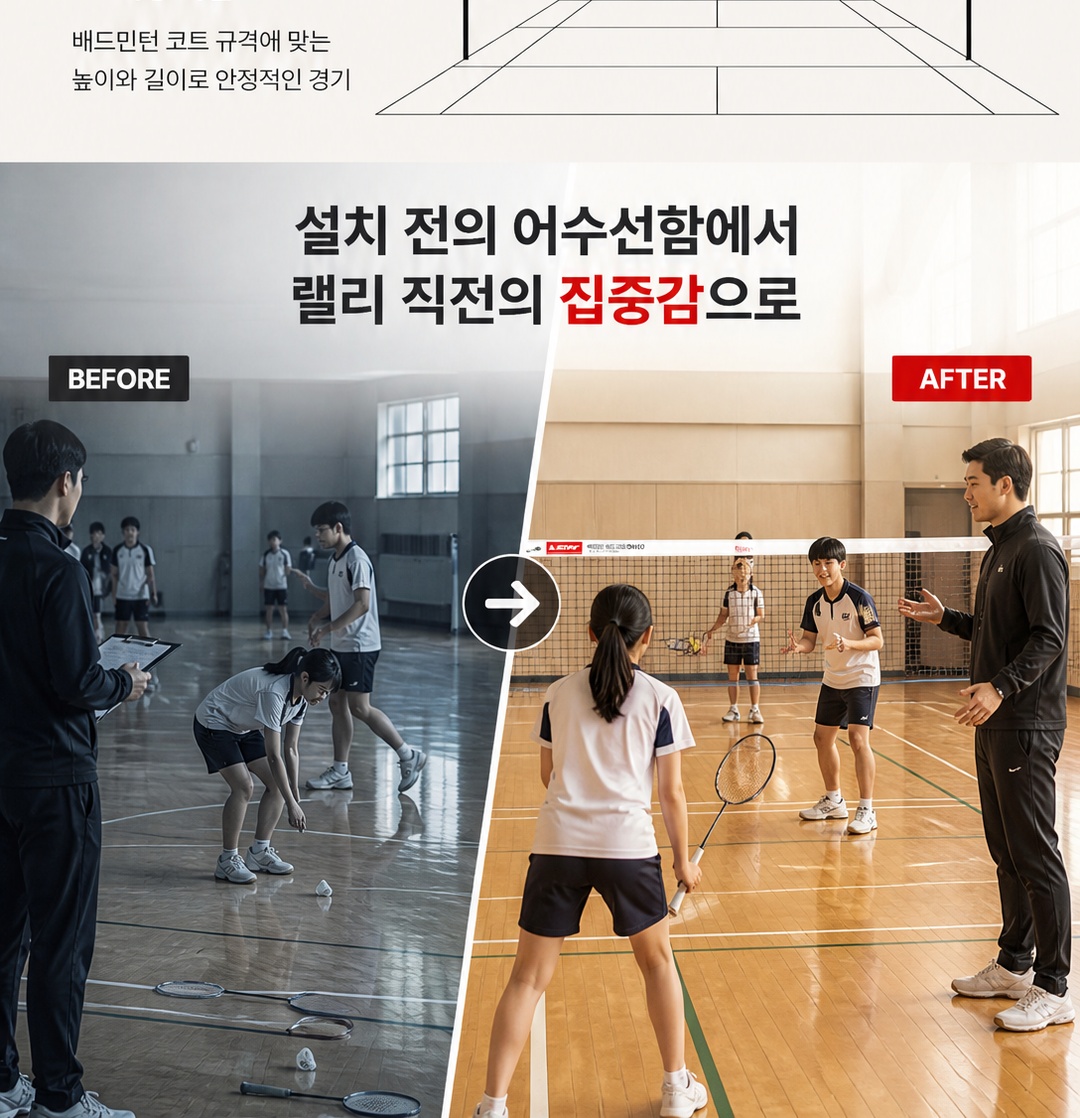 배드민턴 네트 고급형 DN110