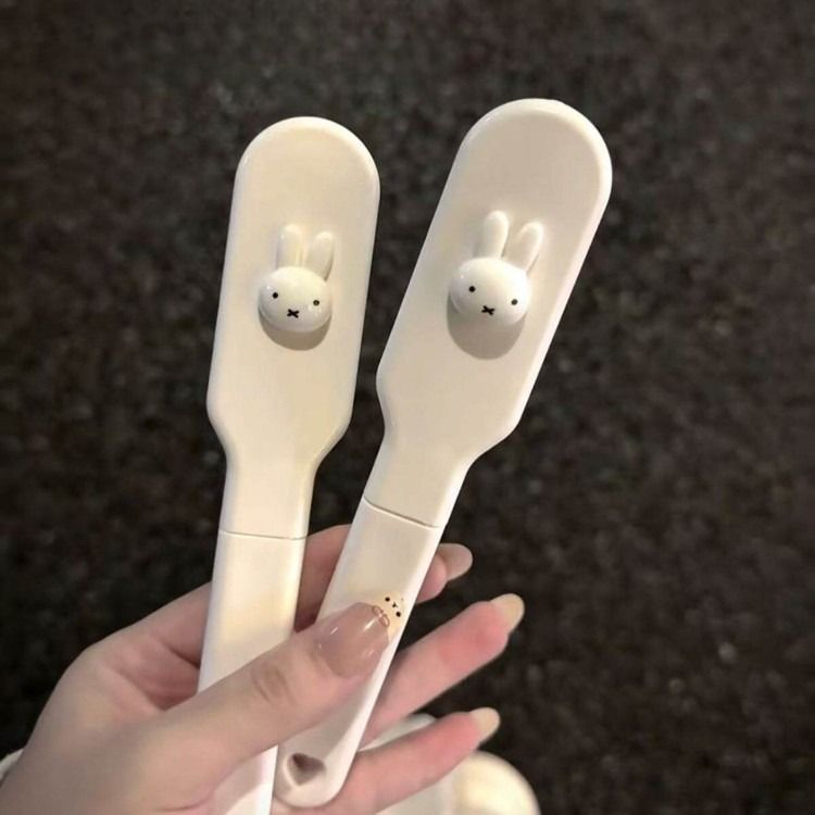 토끼 강아지 휴대용 헤어브러쉬 여행용 접이식 귀여운 미니빗 머리빗 긴머리 헤어스타일링 빗 이미지 6