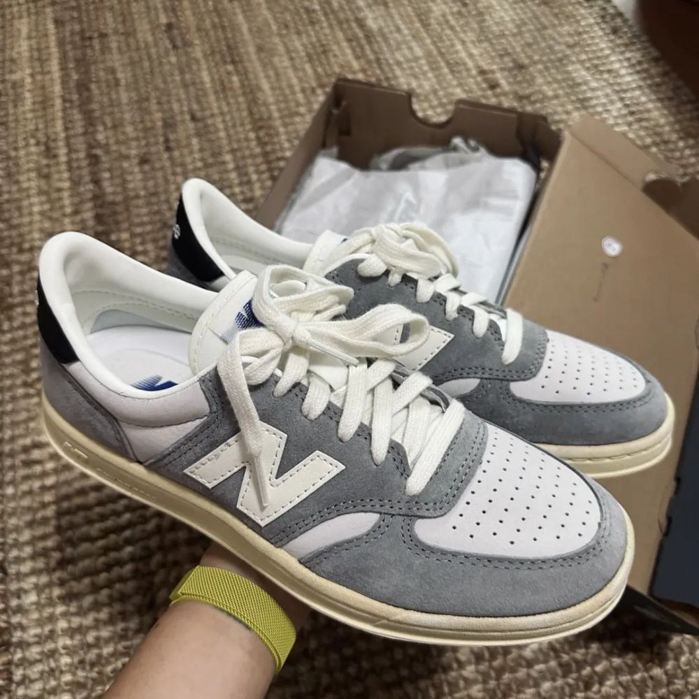 뉴발란스 T500 스니커즈 슬레이트 그레이 CT500OGA 남성 로우탑 데일리 신발 - 상세 이미지 3