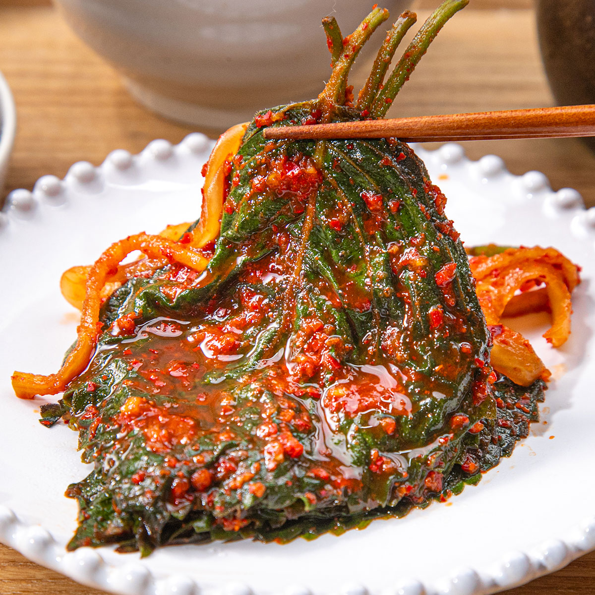 칼칼한 전라도식 깻잎순김치 1kg - 상세 이미지 3
