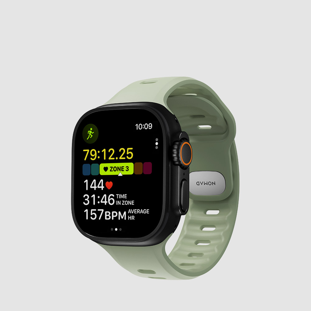 노마드 스포츠 스트랩 템포 40 41 44 45 운동 러닝 애플워치, 49mm, 씨그래스 - 상세 이미지 2
