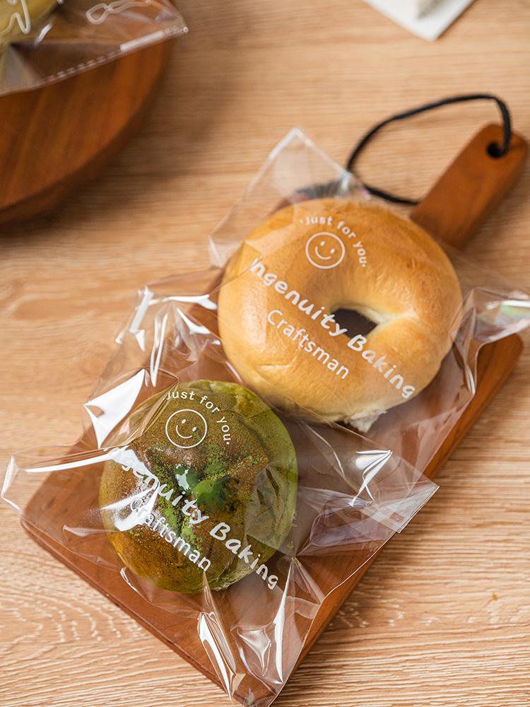 샌드위치 비닐백 투명 포장지 봉투 베이커리 100개 투명 두꺼운 12x 10.5+3cm 100개 - 상세 이미지 5