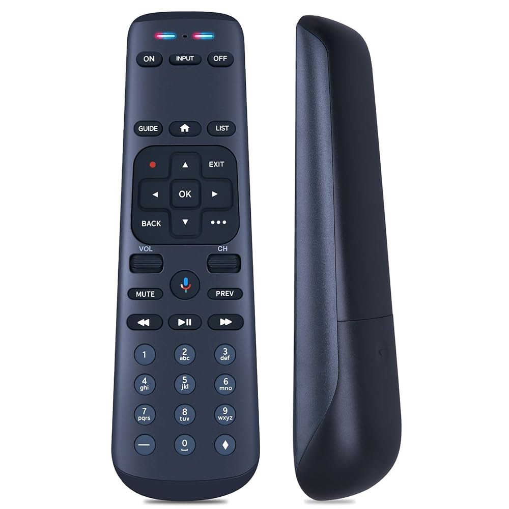 DirectTV 스트림 AT&T TV용 교체 리모컨 이제 RC82V 2세대 제미니 음성 인식, C71KW-200 및 C71KW-400 오스프리 수신기와 호환(호환 수신기 필요) - 상품 이미지