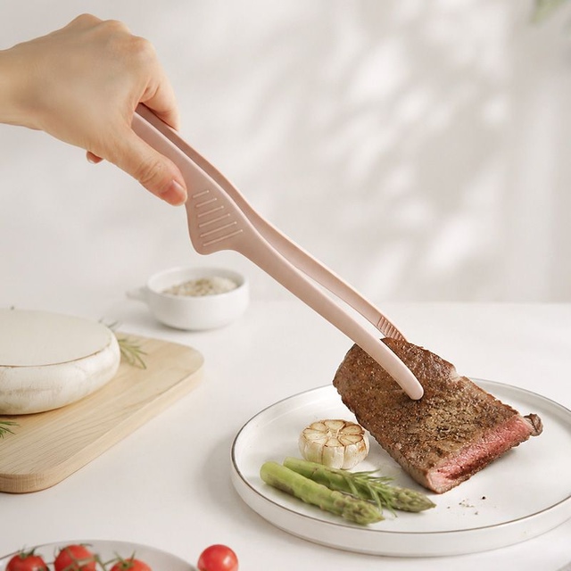 실리콘 스탠딩 집게 고기 먹방 핀셋 집가락 주방 - 상세 이미지 2