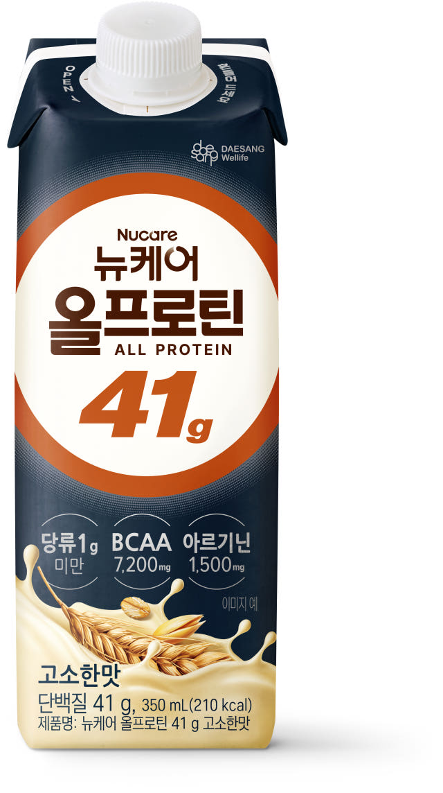 [단백질 41g] 뉴케어 올프로틴 고소한맛 350mL 18팩 단백질음료