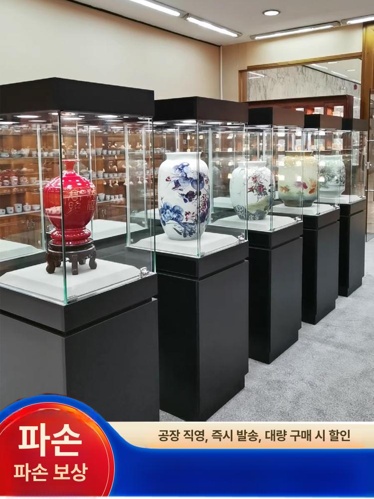 유리 진열장 투명 쇼케이스 미니 보석함 문화재 박물관 전시 테이블 장식 수집품 보관함 - 상세 이미지 3