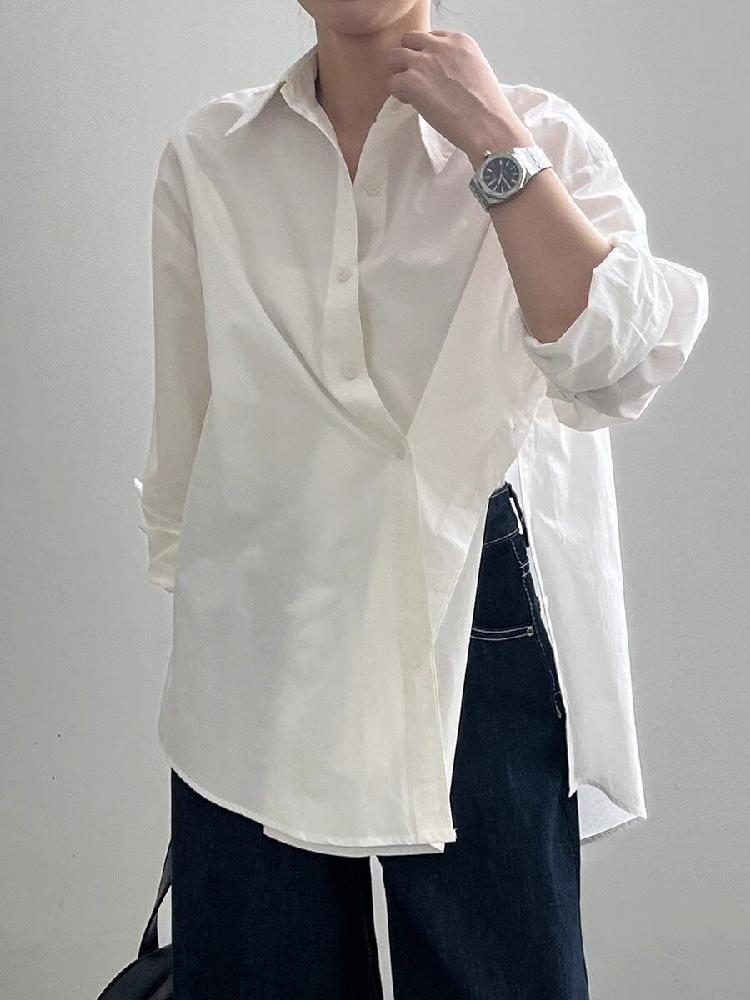오버핏자켓 데레햄 퀼팅 루즈핏 세련 여성 캐주얼 재킷 여름 바람막이 가을 아우터 반팔 여자 - 상세 이미지 3