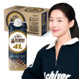 [단백질 41g] 뉴케어 올프로틴 커피우유맛 350mL 18팩 단백질음료 맛있게 먹은 솔직 후기 - 상품 이미지 1