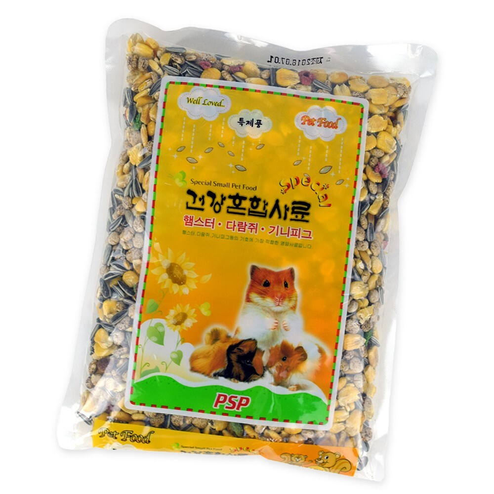 라이즈올3 소동물 혼합 사료 600g 생활용품 혼합사료 정리 - 상품 이미지