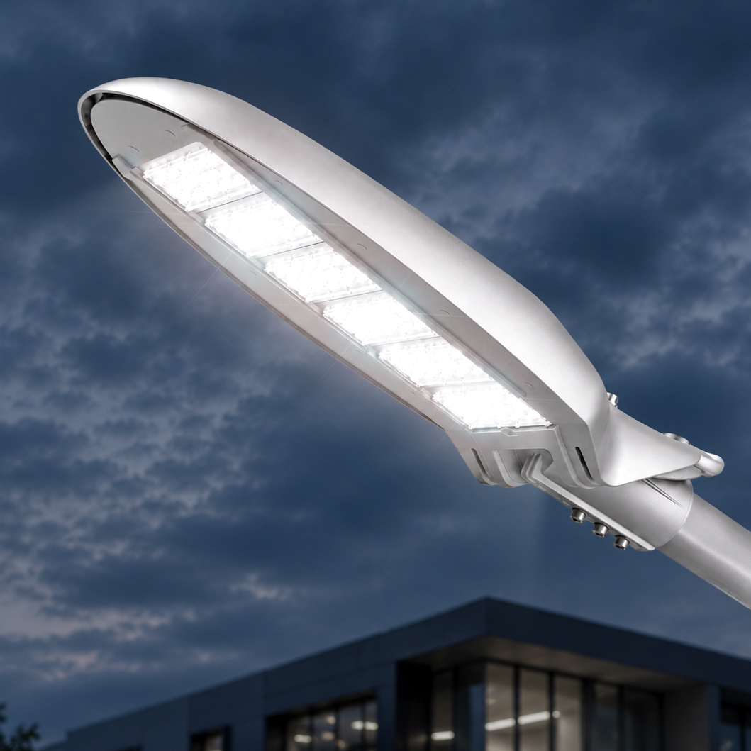 전기 LED 가로등헤드 150W 가로등주 아파트 상가 공장 도로 주차장 등기구 보안등 외등 - 상품 이미지