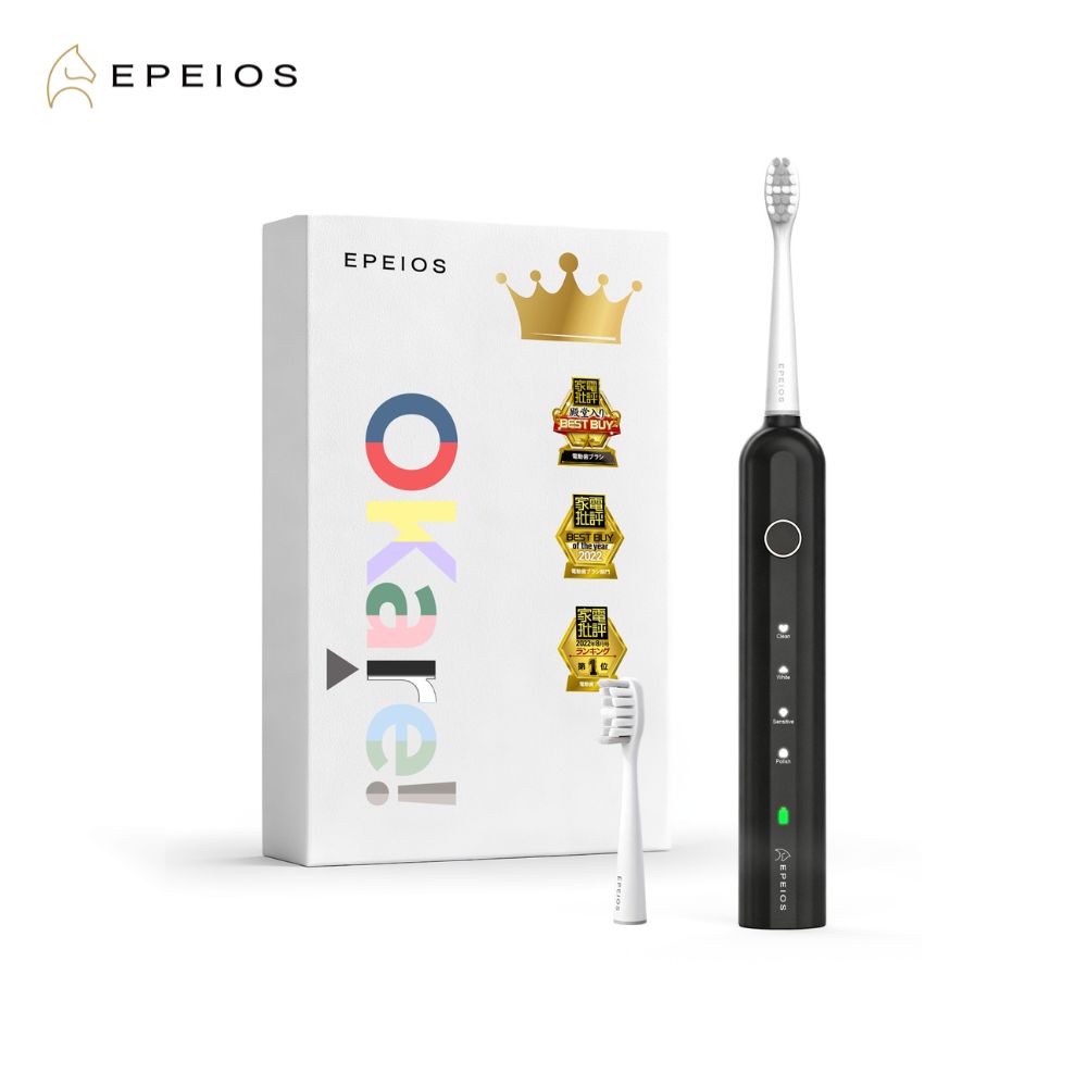 EPEIOS 에페이오스 오케아 음파 전동칫솔 미드나잇 블랙 - 상품 이미지