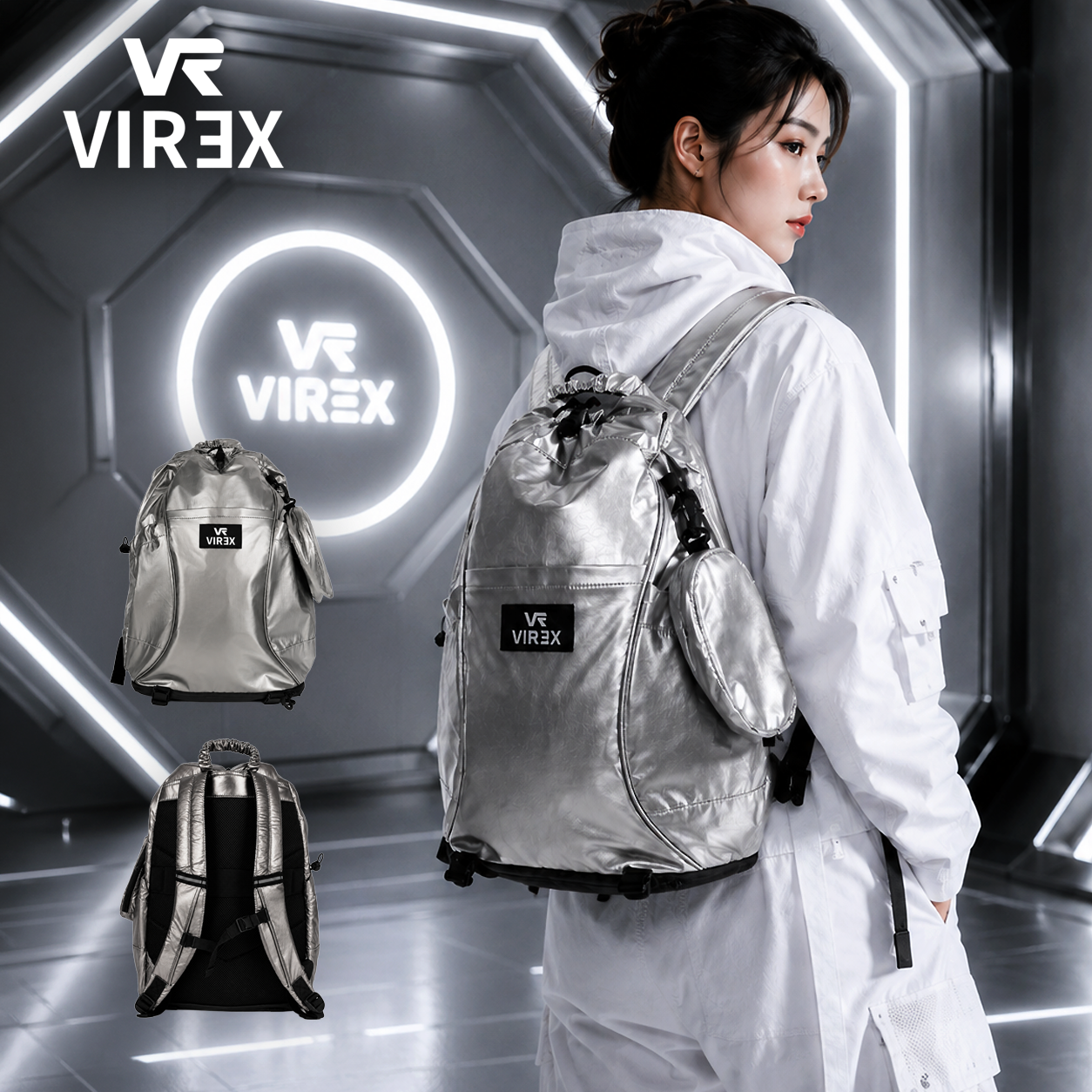 비렉스 배드민턴 트윙클백 스쿼시 가방 라켓 백팩 VR-BP2601 - 상품 이미지