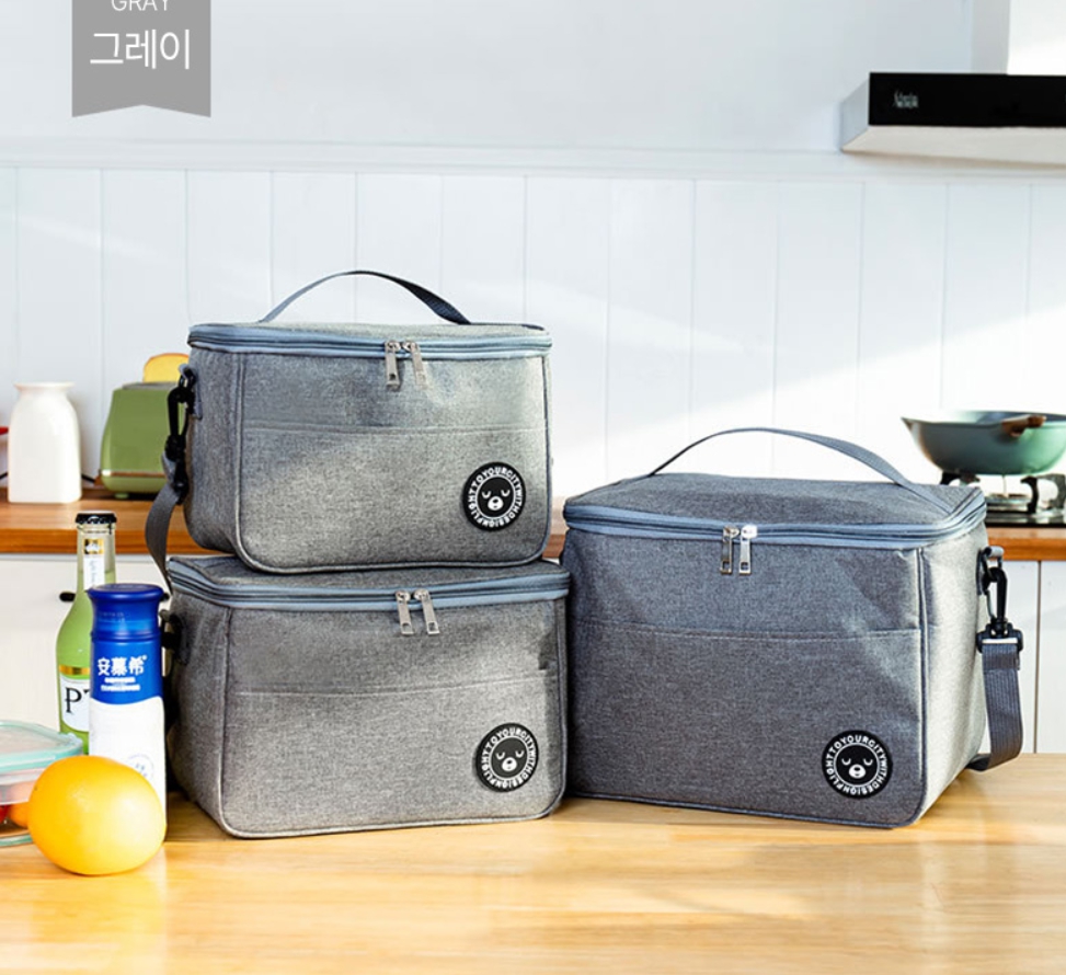 캠핑용 미니 소형 아이스박스 휴대용 소프트 쿨러백 옥스포드보냉 가방 차량용 여행용 팩 - 상세 이미지 4
