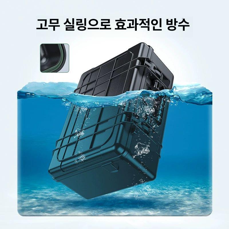 3.5인치 하드 디스크 케이스 알루미늄 드라이브 방수 3.5인치 20슬롯 전문 보관함 블랙 - 상세 이미지 4
