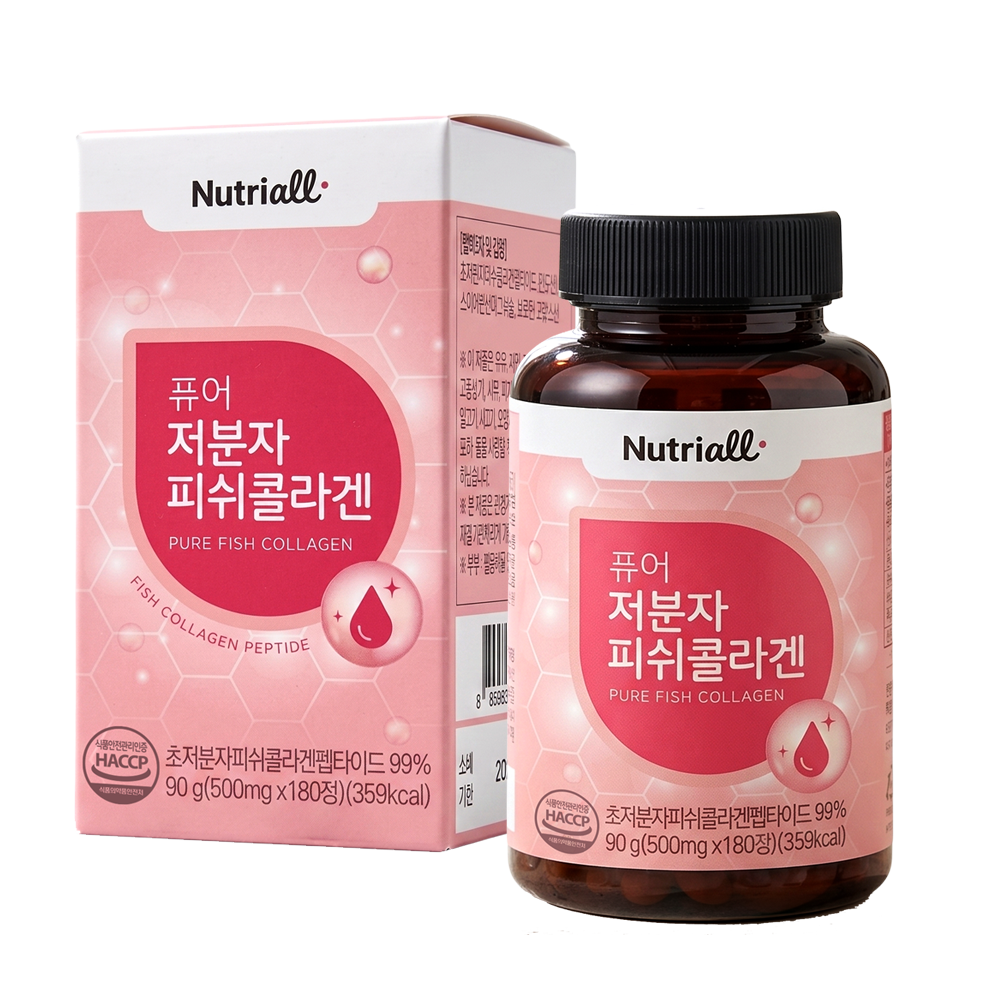 뉴트리올 저분자 콜라겐 펩타이드 비오틴 180정 6개월분 - 메인 이미지