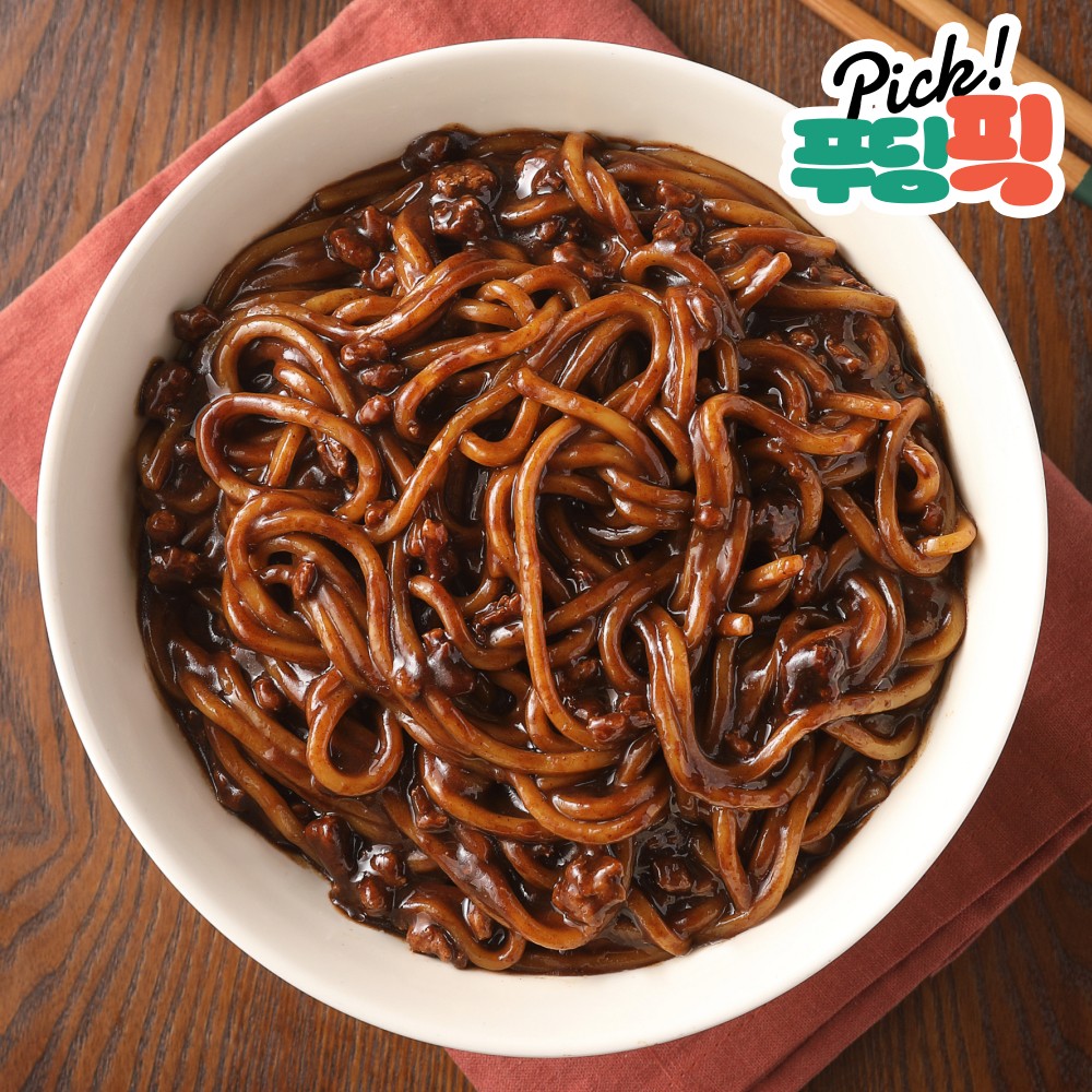 [푸딩픽] 유니짜장 400g 짜장면 밀키트 간편 중화요리 냉동 짜장 - 상세 이미지 4