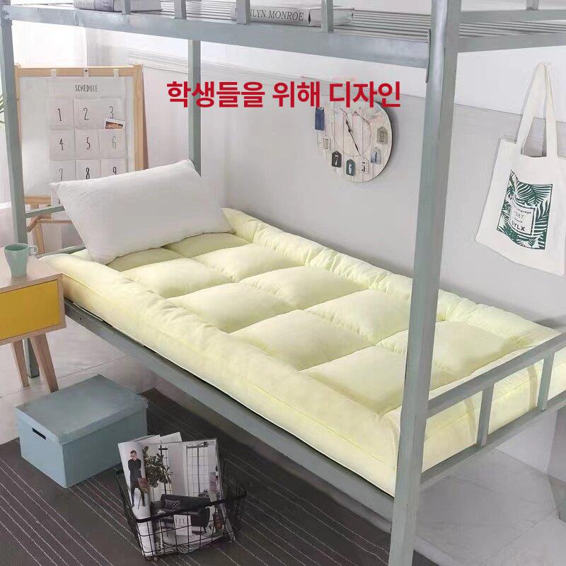 라텍스 베드토퍼 마사지 침대 패드 게스트용 접이식 싱글 쿠션 편안한 지지력 - 상세 이미지 2