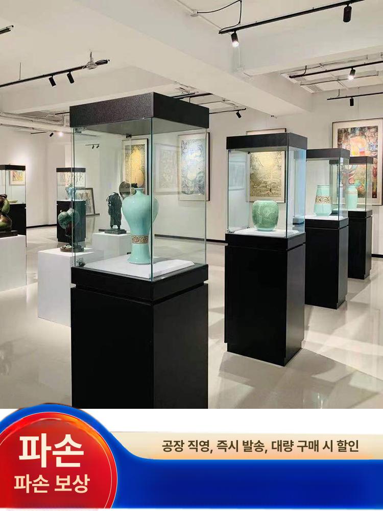 유리 진열장 투명 쇼케이스 미니 보석함 문화재 박물관 전시 테이블 장식 수집품 보관함 - 상세 이미지 2