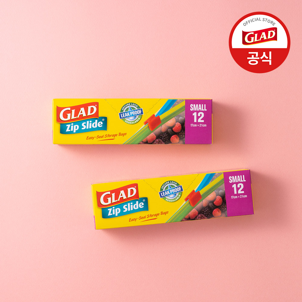 글래드 매직랩 점보 2개+늘어나는 매직백 냉동 중형(15매) 2개+집슬라이드 소형(12매) 2개 세트 - 상세 이미지 3