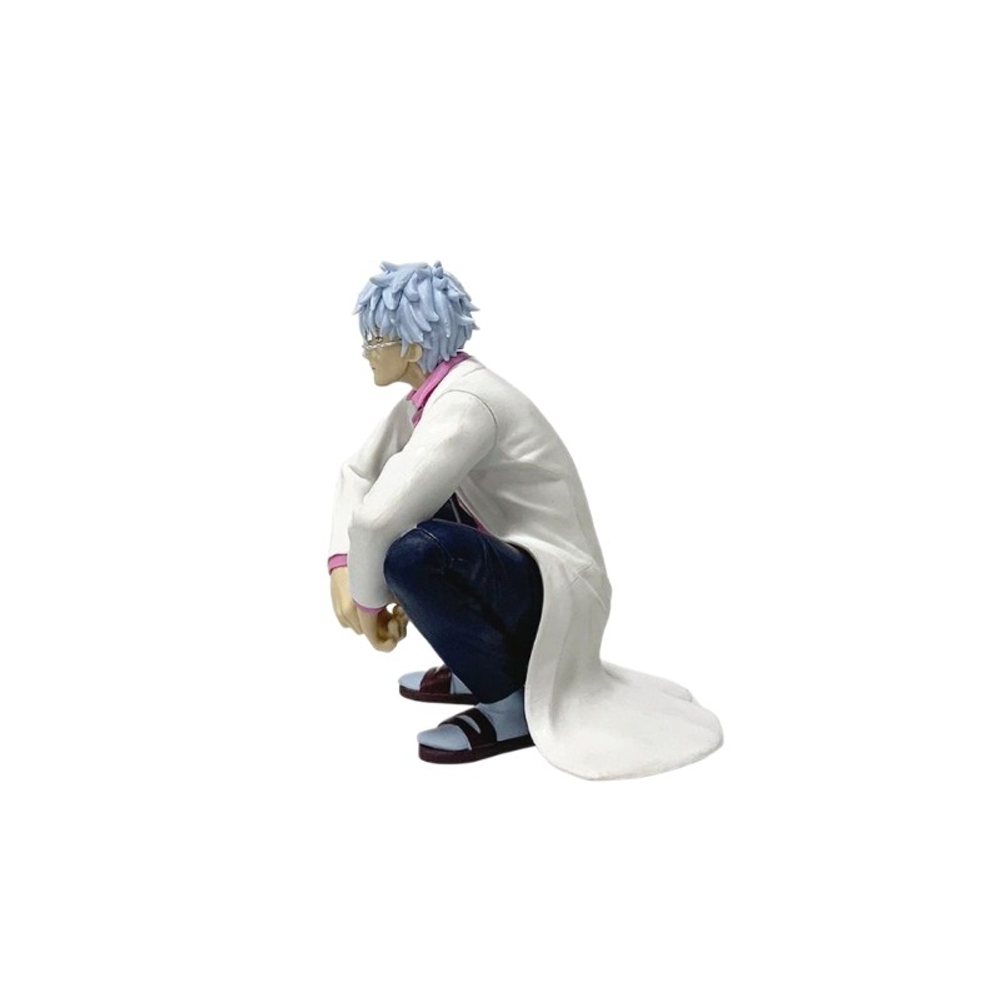 은혼 사카타 긴토키 피규어 12cm 앉은자세 스태츄 요로즈야 선생님 버전 해외판 사카타 긴토키 박스 12cm - 상세 이미지 5