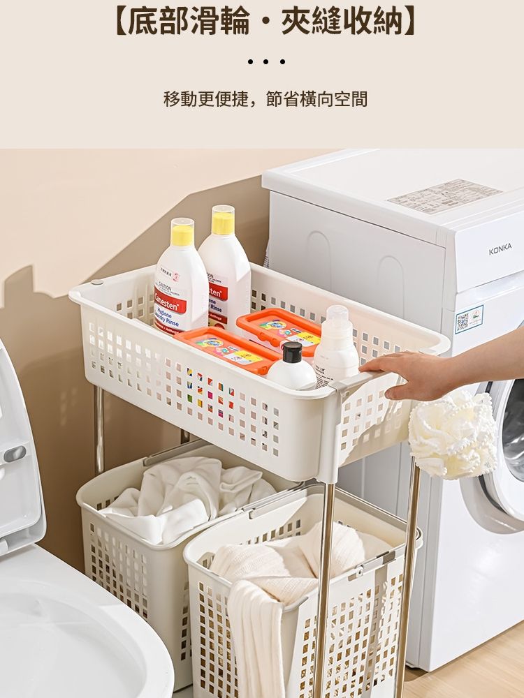 철제 올스텐세탁바구니 빨래 접이식 정리 빨래통 빨래함 정리함 빨래바구니 이동식 대용량 햄퍼 - 상세 이미지 5