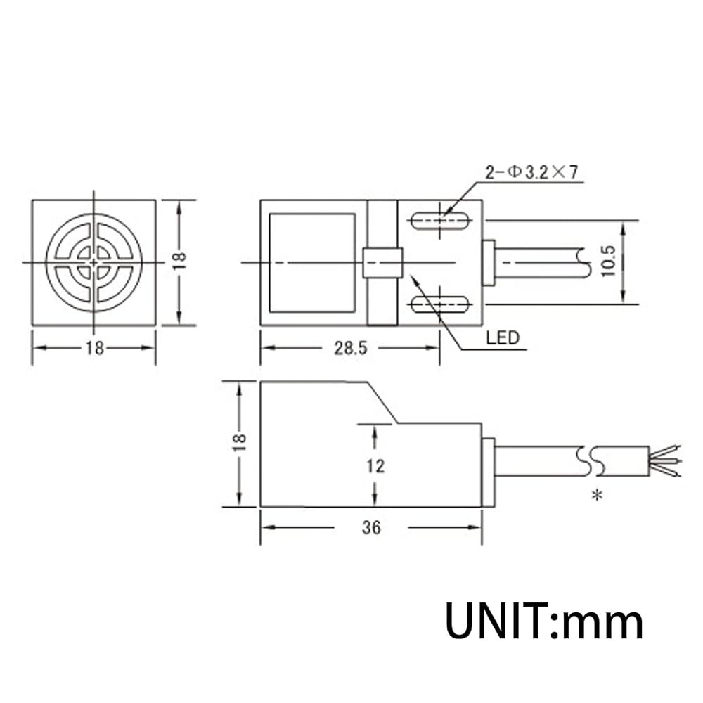 Lzcdelyxiao SN04-P2 NC 노멀 클로즈 PNP 유도 근접 센서 스위치 감지기 4mm 3 와이어 DC 10~30V 5Pcs PNP NO - 상세 이미지 3