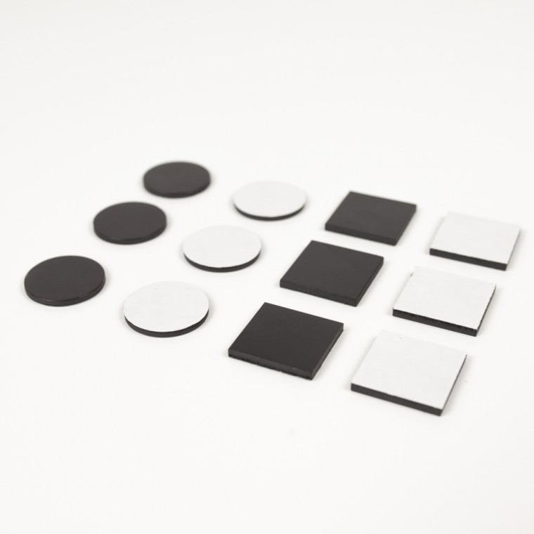 사각 고무 20mm 자석 미니 스티커 붙이는 - 상품 이미지