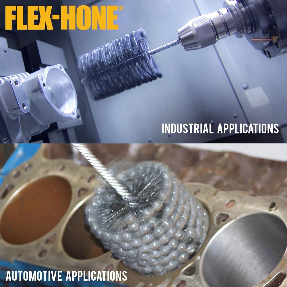 브러시 리서치 GB314240AO FLEX-HONE , 직경 3-1/4인치(83mm), 240 그릿, 알루미늄 산화물, 알루미늄, 황동, 청동 및 부드러운 비철 재료용 - 상세 이미지 3