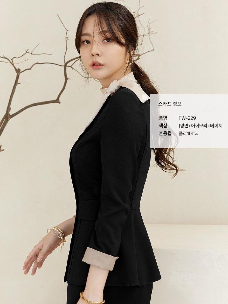 종업원 졸업사진 세라복 반팔 쇼넷 무대 의상 사무복 할로윈 여성 파티 코스프레 코스튬 세트 - 상세 이미지 3
