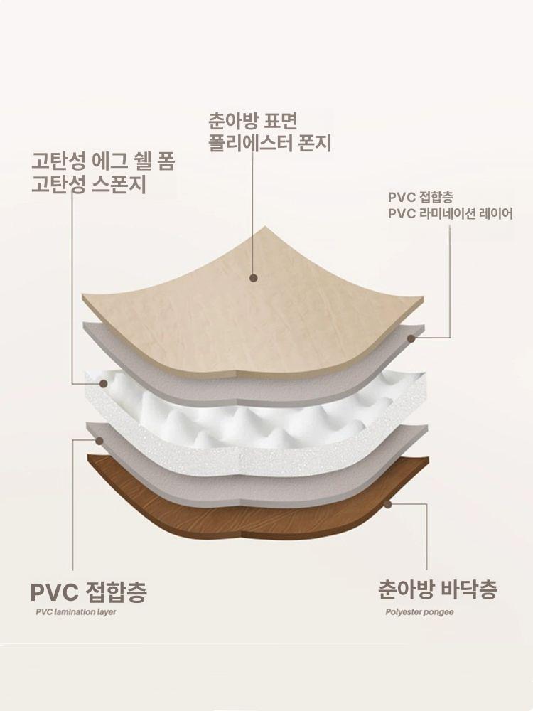 텐트 육각 자동 팽창 자충매트 차박 대형 휴대용 카페트 이너 캠핑용 패드 - 상세 이미지 5