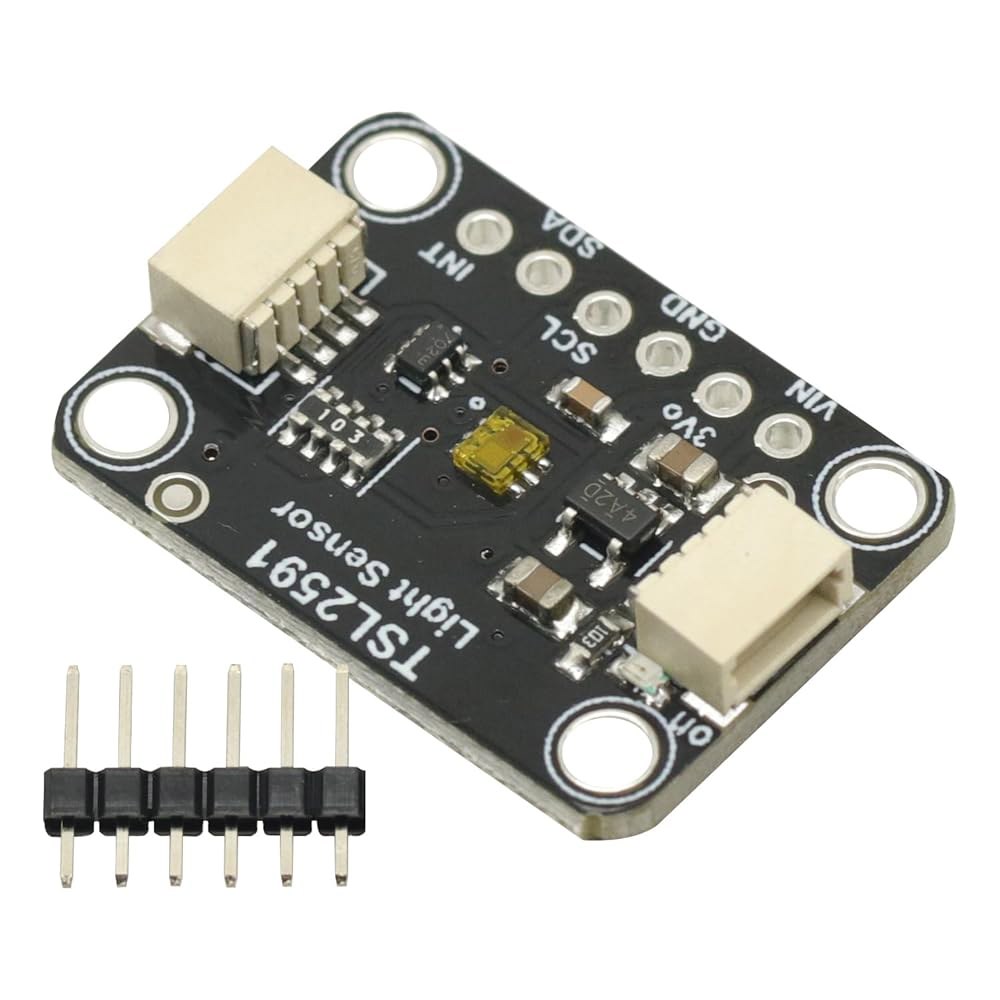 DC3-5V TSL2591 디지털 광 센서 모듈 I2C 인터페이스는 조명 LUX/라이트 센서에 적합한 저전력 소비를 측정합니다 - 상세 이미지 3