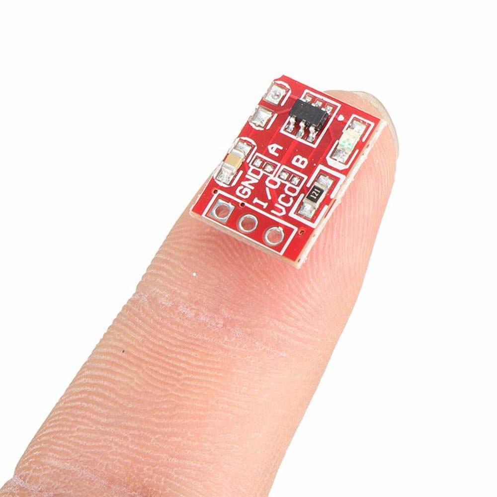 Arduino용 Anmbest 20PCS 2.5-5.5V TTP223 정전식 터치 스위치 버튼 자동 잠금/잠금 해제 모듈 - 상세 이미지 3