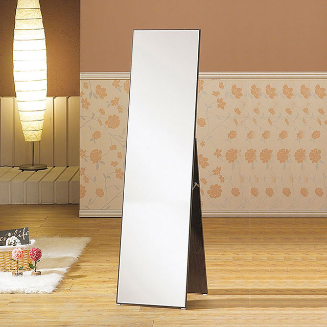 가구의서 HZ83 스탠드 전신거울 월넛, 300x1560mm - 상품 이미지
