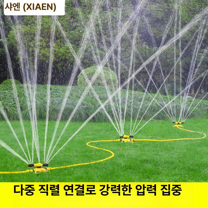 회전 자동 물주기 정원 관수기 잔디 스프링클러 원예 급수기 360도 분사 독립형 4점 - 상세 이미지 2
