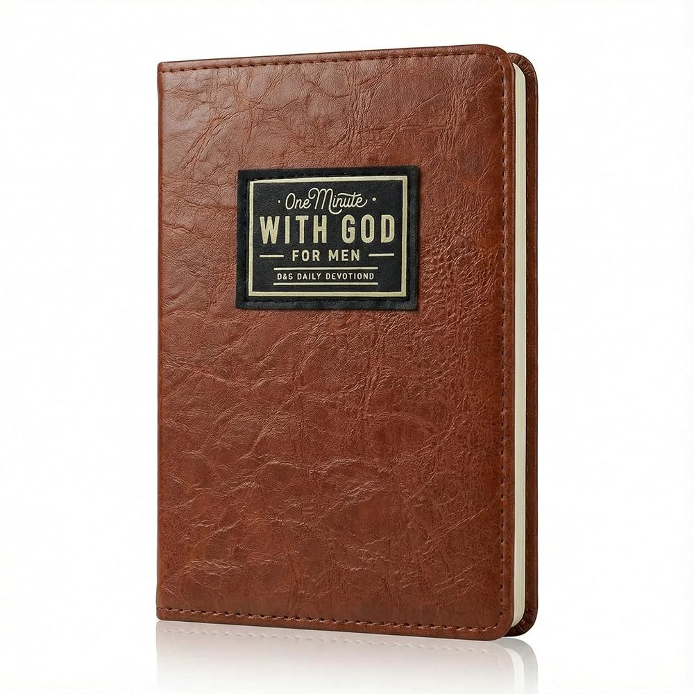 smcca One Minute with God for Men, Daily Devictional 365일 기도 저널 - 성경 구절, 성찰 및 고급 가죽 표지가 포함된 기독교 Book - 상품 이미지