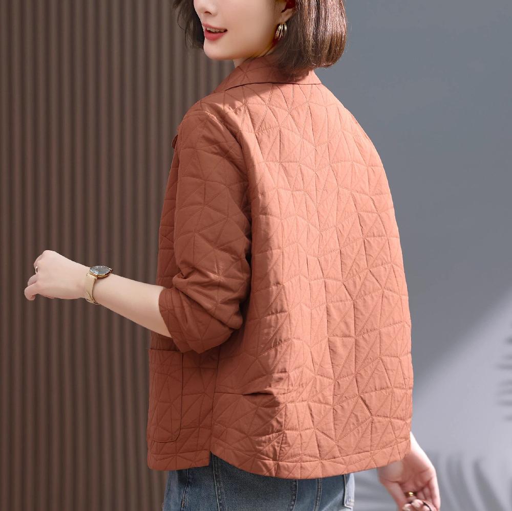 50대 스트링 집업 바람막이점퍼 간절기 엄마옷 자켓 하객룩 모임룩 야상 중년여성 - 상세 이미지 2