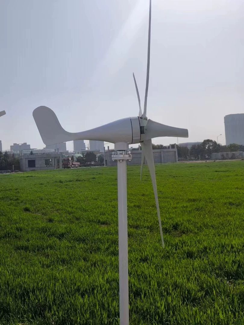 풍력 발전기 소형 전기 바람 풍차 산업용 400W 12V 3날개 - 상세 이미지 2