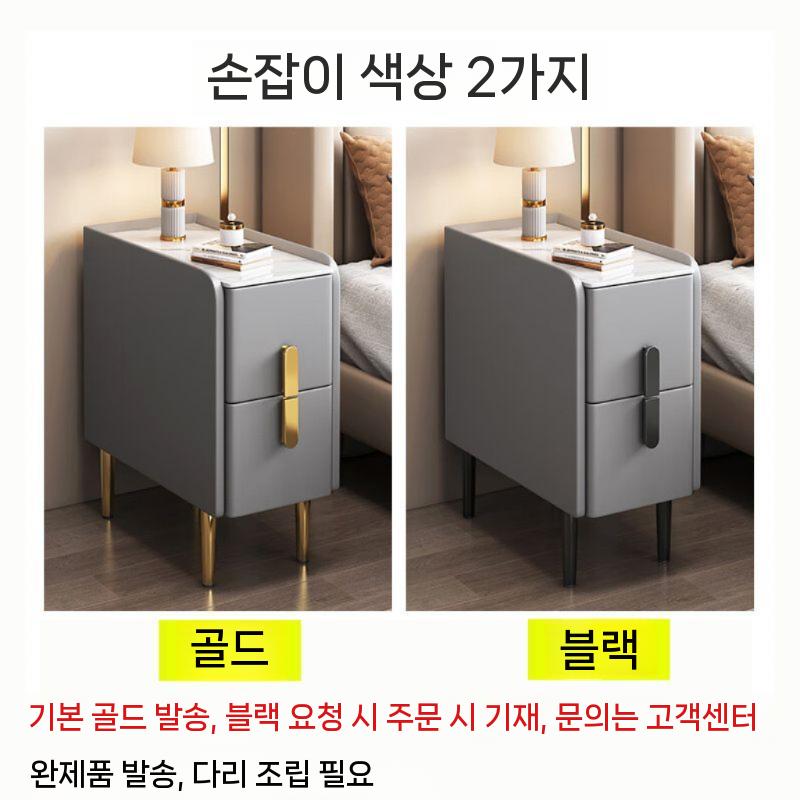 좁은협탁 단단한 내추럴 모듈가구 서랍장 견고 멀바우 미니협탁 원목 침대 고무나무 사이드 - 상세 이미지 5