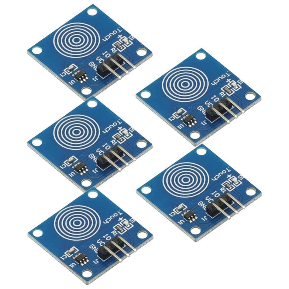 5PCS TTP223 정전식 터치 스위치 모듈 TTP223B 디지털 센서 - 상품 이미지