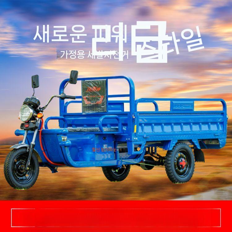 농업용 세발 3륜 오토바이 전기스쿠터 삼발이 삼륜 삼륜차 전기오토바이 전동 바이크 출퇴근 - 상세 이미지 4