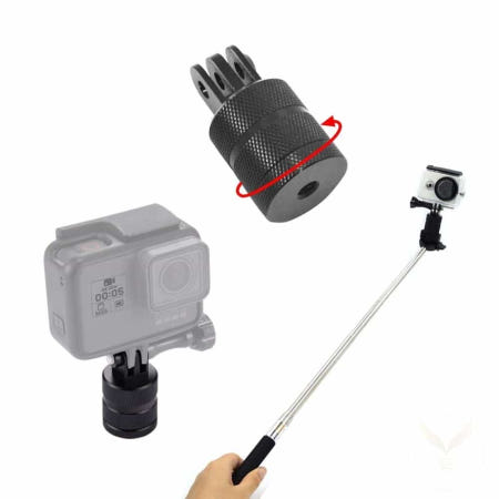 JDstore 360도 회전 어댑터 1/4 SJ9000 DSLR 액션캠